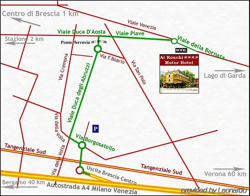 Ai Ronchi Motor Hotel Brescia 4*,
